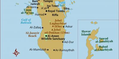 Ալ-Բահրեյն քարտեզի վրա